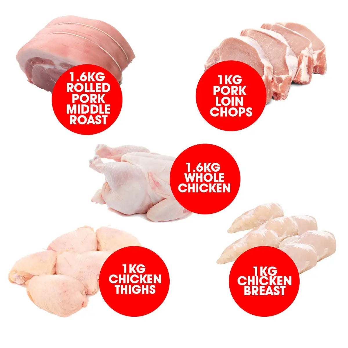 Pork & Chicken Meat Box
