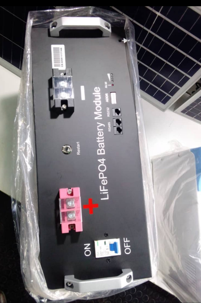 Must lithium 100 ah battery wall mounted