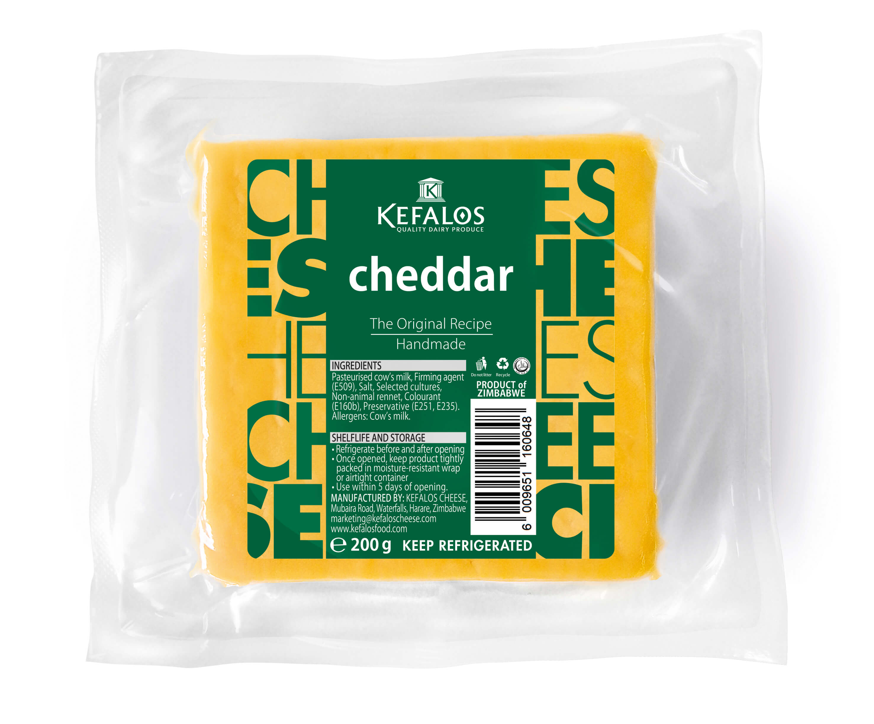 Kefalos cheddar cheese 200g